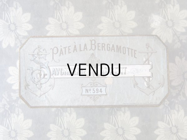 画像7: 19世紀末 アンティーク ソープボックス PATE A LA BERGAMOTTE - MAUBERT PARIS - (7)