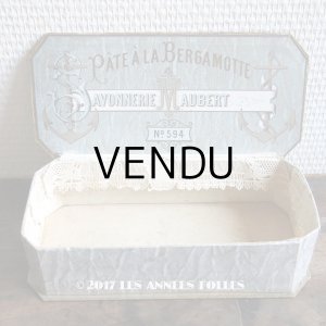 画像: 19世紀末 アンティーク ソープボックス PATE A LA BERGAMOTTE - MAUBERT PARIS -