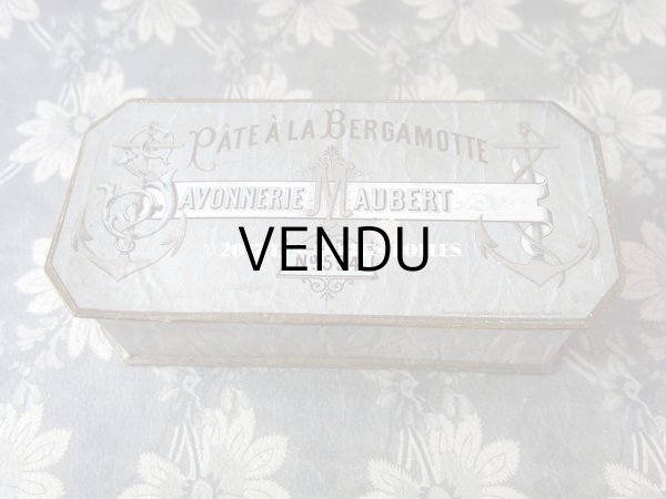 画像6: 19世紀末 アンティーク ソープボックス PATE A LA BERGAMOTTE - MAUBERT PARIS - (6)