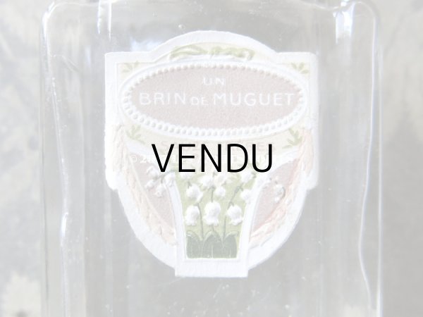 画像4: 1920年代 アンティーク 鈴蘭のパフュームボトル UN BRIN DE MUGUET - SAUZE FRERES PARIS - (4)