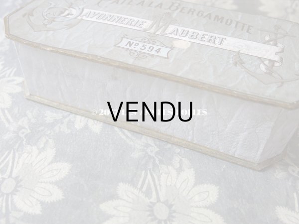 画像10: 19世紀末 アンティーク ソープボックス PATE A LA BERGAMOTTE - MAUBERT PARIS - (10)