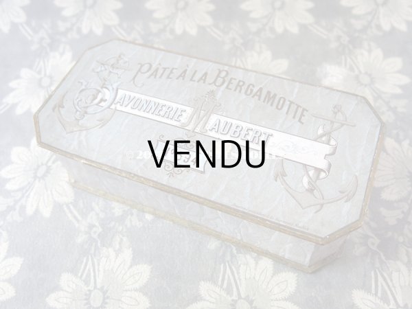画像5: 19世紀末 アンティーク ソープボックス PATE A LA BERGAMOTTE - MAUBERT PARIS - (5)