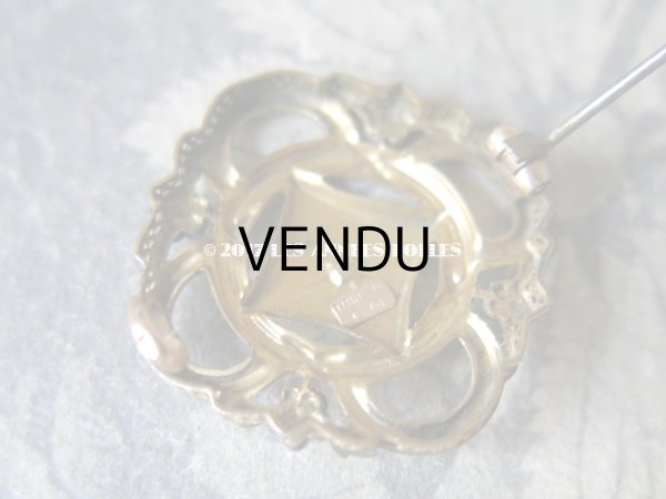 画像5: 19世紀 アンティーク ナポレオン3世 小さなブローチ  ピンクゴールド&イエローゴールド　 (5)