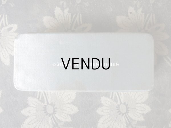 画像6: アンティーク ジュエリーボックス パールブルーのシルクサテン (6)