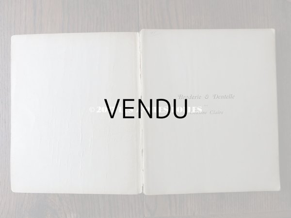 画像4: 1920年代 アンティーク 刺繍とレースの本 BRODERIE & DENTELLE LECONS PRATIQUES 2e EDITION PAR COUSINE CLAIRE - FRANCOIS TEDESCO, EDITEUR PARIS- (4)