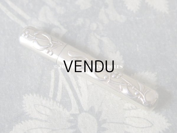 画像15: 1900年代 アンティーク シルバー製 ヤドリギの裁縫道具セット  (15)