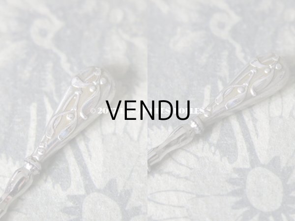 画像4: 1900年代 アンティーク シルバー製 ヤドリギの裁縫道具セット  (4)