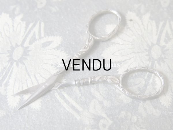 画像9: 1900年代 アンティーク シルバー製 ヤドリギの裁縫道具セット  (9)