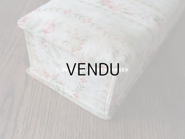 画像9: 1900年代 アンティーク 薔薇のブーケ＆花のガーランド　カルトナージュボックス (9)