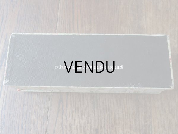 画像6: 1900年代 アンティーク 薔薇のブーケ＆花のガーランド　カルトナージュボックス (6)