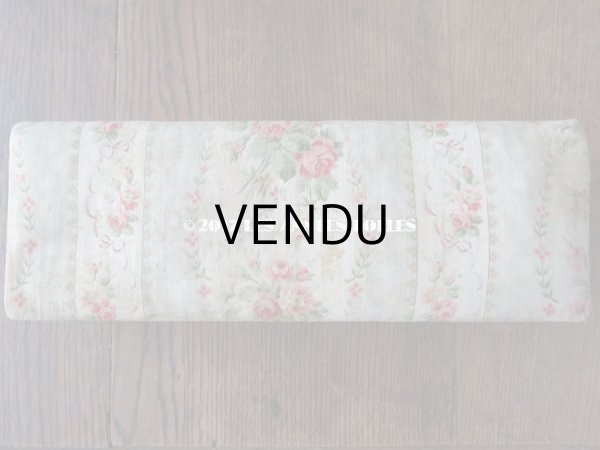 画像3: 1900年代 アンティーク 薔薇のブーケ＆花のガーランド　カルトナージュボックス (3)