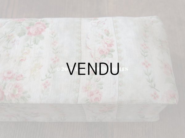 画像5: 1900年代 アンティーク 薔薇のブーケ＆花のガーランド　カルトナージュボックス (5)