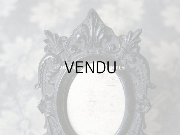 画像7: 19世紀 ナポレオン3世 アンティーク 木製 とても小さなフォトフレーム  (7)