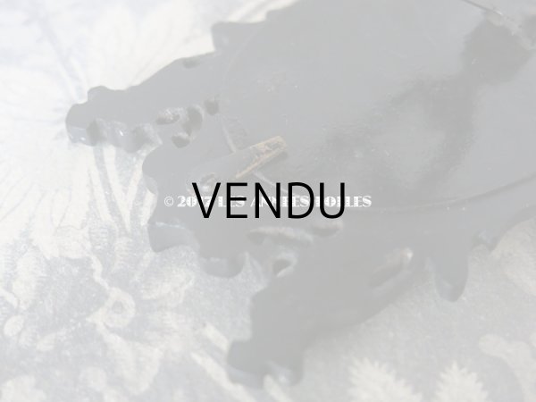 画像5: 19世紀 ナポレオン3世 アンティーク 木製 とても小さなフォトフレーム  (5)