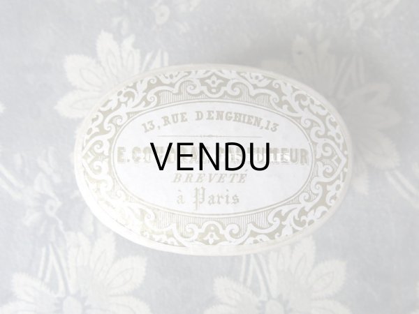 画像3: 19世紀 アンティーク ソープボックス SAVON D'AVELINES - E.COUDRAY PARIS - (3)