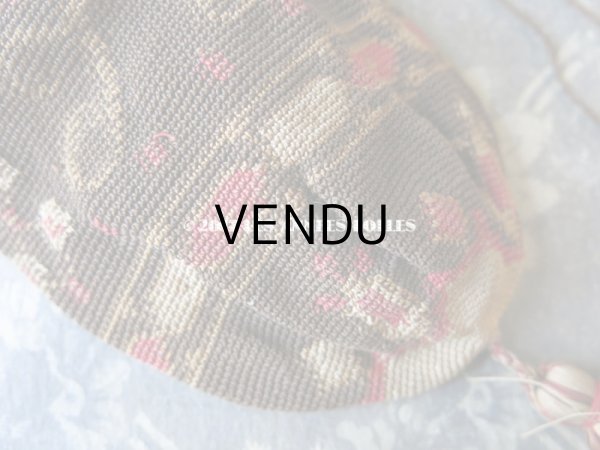 画像5: 19世紀末 アンティーク  オモニエール イニシャル入り  (5)