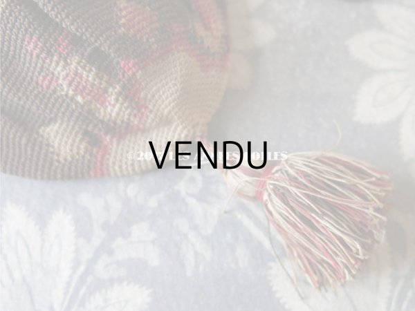 画像4: 19世紀末 アンティーク  オモニエール イニシャル入り  (4)