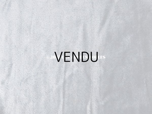 画像7: 19世紀末 アンティーク ファブリック シルク製 ベルベット サックスブルー　 (7)