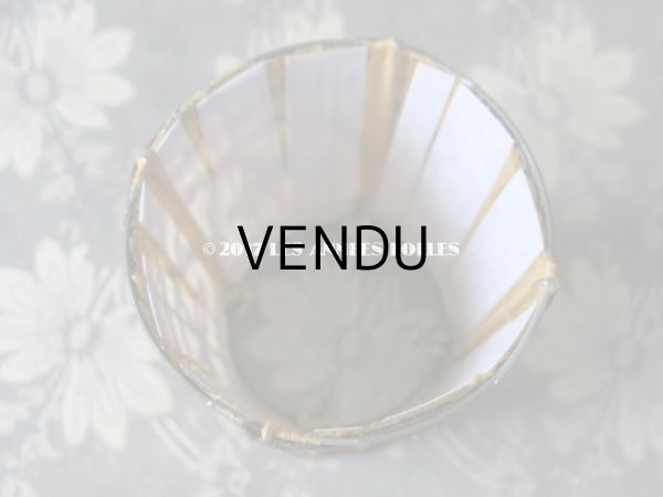 画像3: 19世紀末 アンティーク ロココ調 小さな ランプシェード 淡い山吹色 (3)