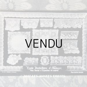 画像: 1900年代 アンティークポストカード  ALENCONのレース　ECOLE DENTELLIERE D'ALENCON