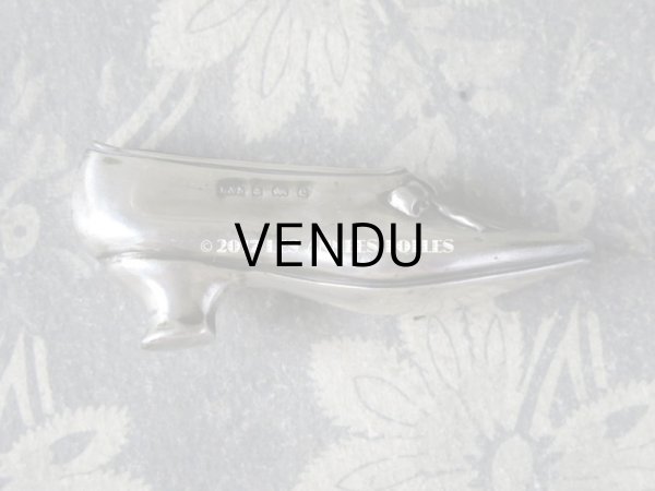 画像4: 19世紀 アンティーク シルバー製 靴型 ピンクッション  (4)