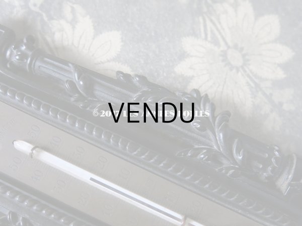 画像6: 19世紀 アンティーク ナポレオン3世 木製 温度計 (6)