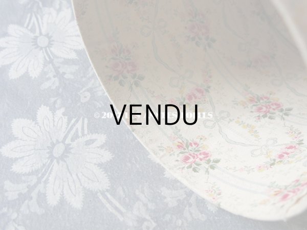 画像6: 1900年代 アンティーク 薔薇模様　カルトナージュボックス (6)