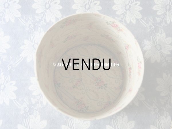 画像7: 1900年代 アンティーク 薔薇模様　カルトナージュボックス (7)