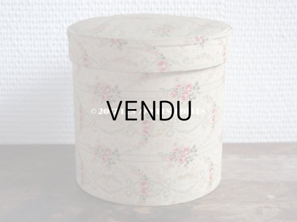 画像4: 1900年代 アンティーク 薔薇模様　カルトナージュボックス (4)