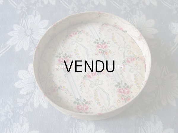 画像9: 1900年代 アンティーク 薔薇模様　カルトナージュボックス (9)