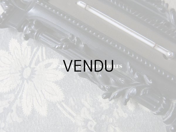 画像5: 19世紀 アンティーク ナポレオン3世 木製 温度計 (5)