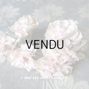 画像: 【 2017クリスマスセール対象外 】19世紀末 アンティーク ドール用 小さな薔薇のコサージュ 