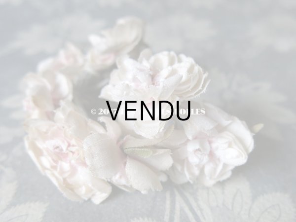 画像3: 【 2017クリスマスセール対象外 】19世紀末 アンティーク ドール用 小さな薔薇のコサージュ  (3)