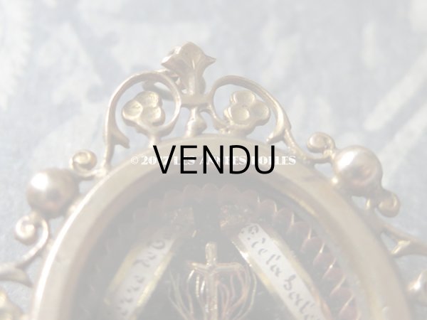 画像7: 【 2017クリスマスセール対象外 】 19世紀 アンティーク ルリケール　聖遺物のペンダント　クロス＆ハート 聖人の遺品 (7)