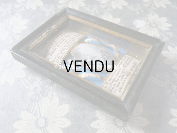 画像3: 1871年 アンティーク ルリケール　聖遺物のガラスフレーム  聖人の遺品 (3)