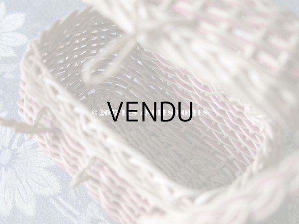 画像9: アンティーク ドール用 パニエ 赤紫＆ナチュラル (9)