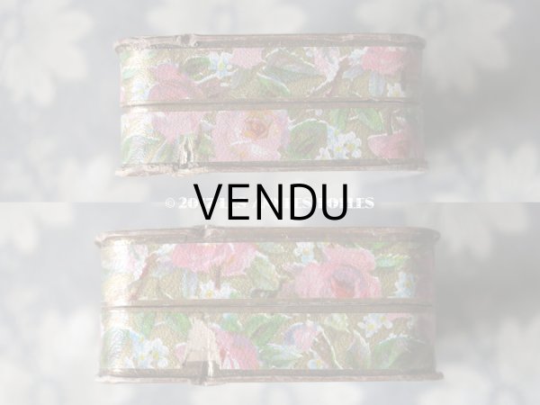 画像6: 1900年代 アンティーク  ジュエリーボックス 薔薇模様 (6)