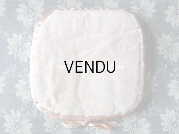 画像3: 1920年代 アンティーク ハンキーケース  ロココトリム ハンカチ用ポシェット  (3)