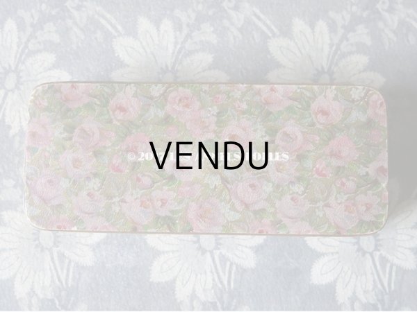 画像3: 1900年代 アンティーク  ジュエリーボックス 薔薇模様 (3)