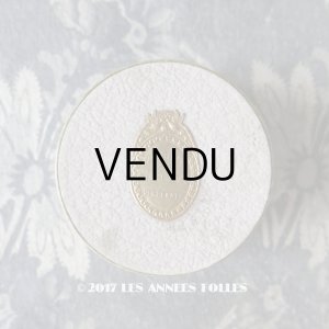 画像: 1900年代 アンティーク 鳥のメダイヨン 小さなパウダーボックス POUDRE MARY SUZY VINCENNES