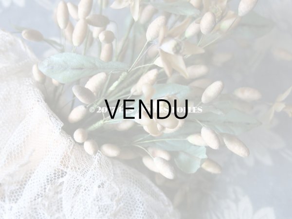 画像8: 1913年代 アンティーク ワックスフラワーのブーケ　ウェディングブーケ 　結婚式 ティアラ (8)