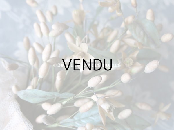 画像7: 1913年代 アンティーク ワックスフラワーのブーケ　ウェディングブーケ 　結婚式 ティアラ (7)