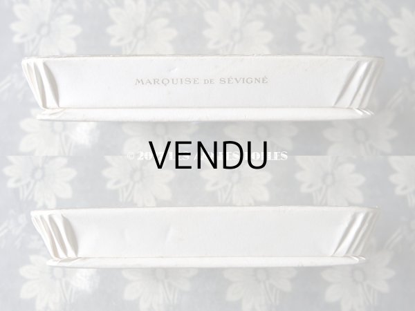 画像6: アンティーク 『マルキーズ・ ドゥ・セヴィニエ』　ドラジェのお菓子箱 バテム BAPTEME 16 JUILLET 1955 - MARQUISE DE SEVIGNE PARIS - (6)