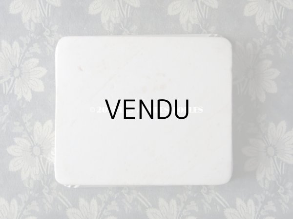 画像4: アンティーク 『マルキーズ・ ドゥ・セヴィニエ』　ドラジェのお菓子箱 バテム BAPTEME 16 JUILLET 1955 - MARQUISE DE SEVIGNE PARIS - (4)