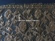 画像3: 1920年代 アンティーク 幅広 メタルレース  アールデコ 花模様 ゴールド 1.35m (3)