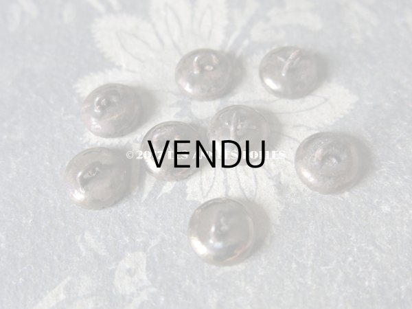 画像5: 19世紀末 アンティーク 花の立体ボタン 12mm  (5)