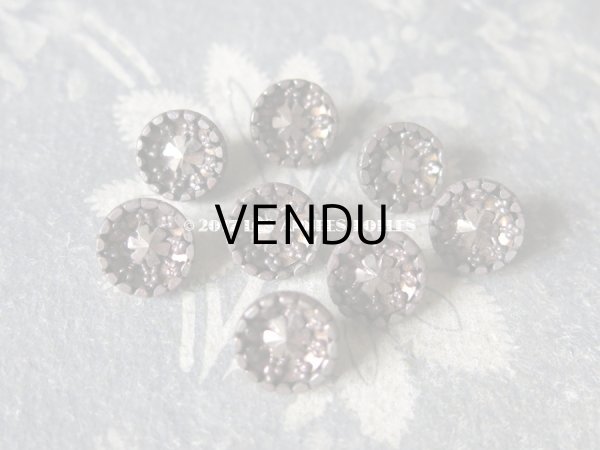 画像7: 19世紀末 アンティーク 花の立体ボタン 12mm  (7)