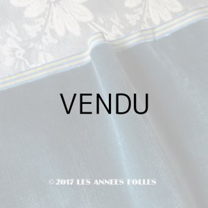 画像: 19世紀末 アンティーク ファブリック シルク製 ベルベット 黒 77×55.5cm　