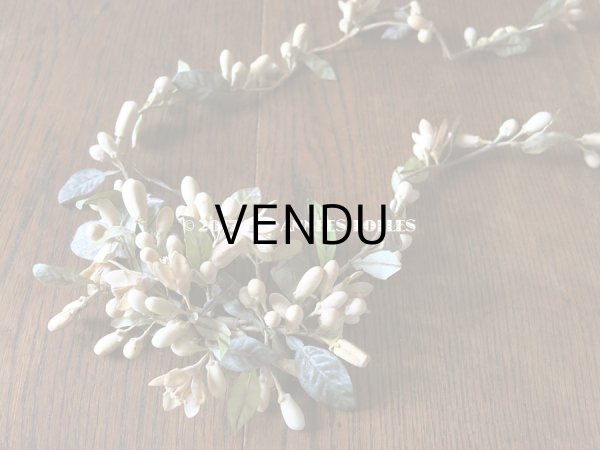 画像15: 1900年代 アンティーク ワックスフラワーのヘッドリース ウェディング 結婚式 ティアラ (15)