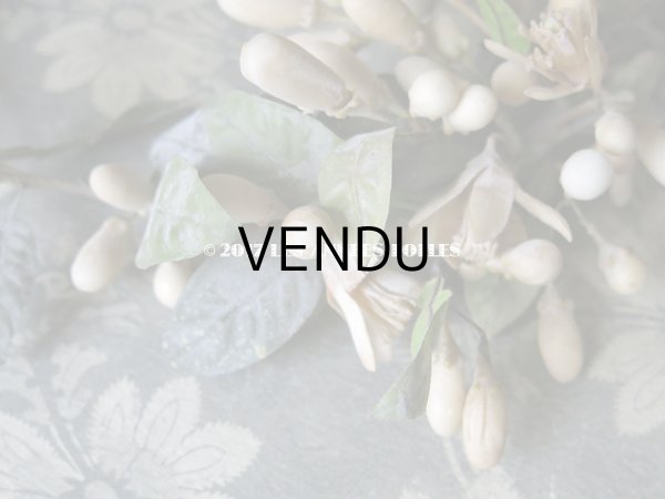 画像7: 1900年代 アンティーク ワックスフラワーのヘッドリース ウェディング 結婚式 ティアラ (7)